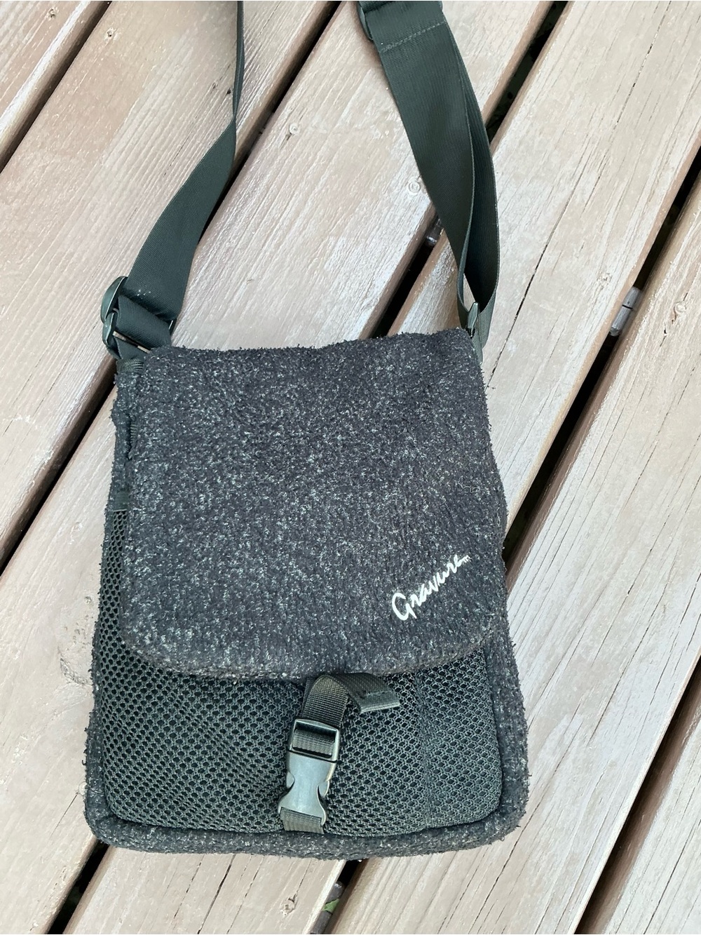 Comfy to wear Sherpa Messenger Crossbody